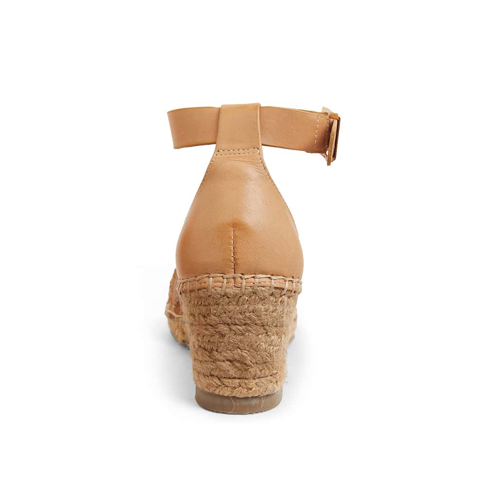 Havanna Espadrille in Natural Weave Leather