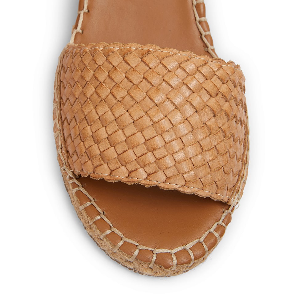 Havanna Espadrille in Natural Weave Leather