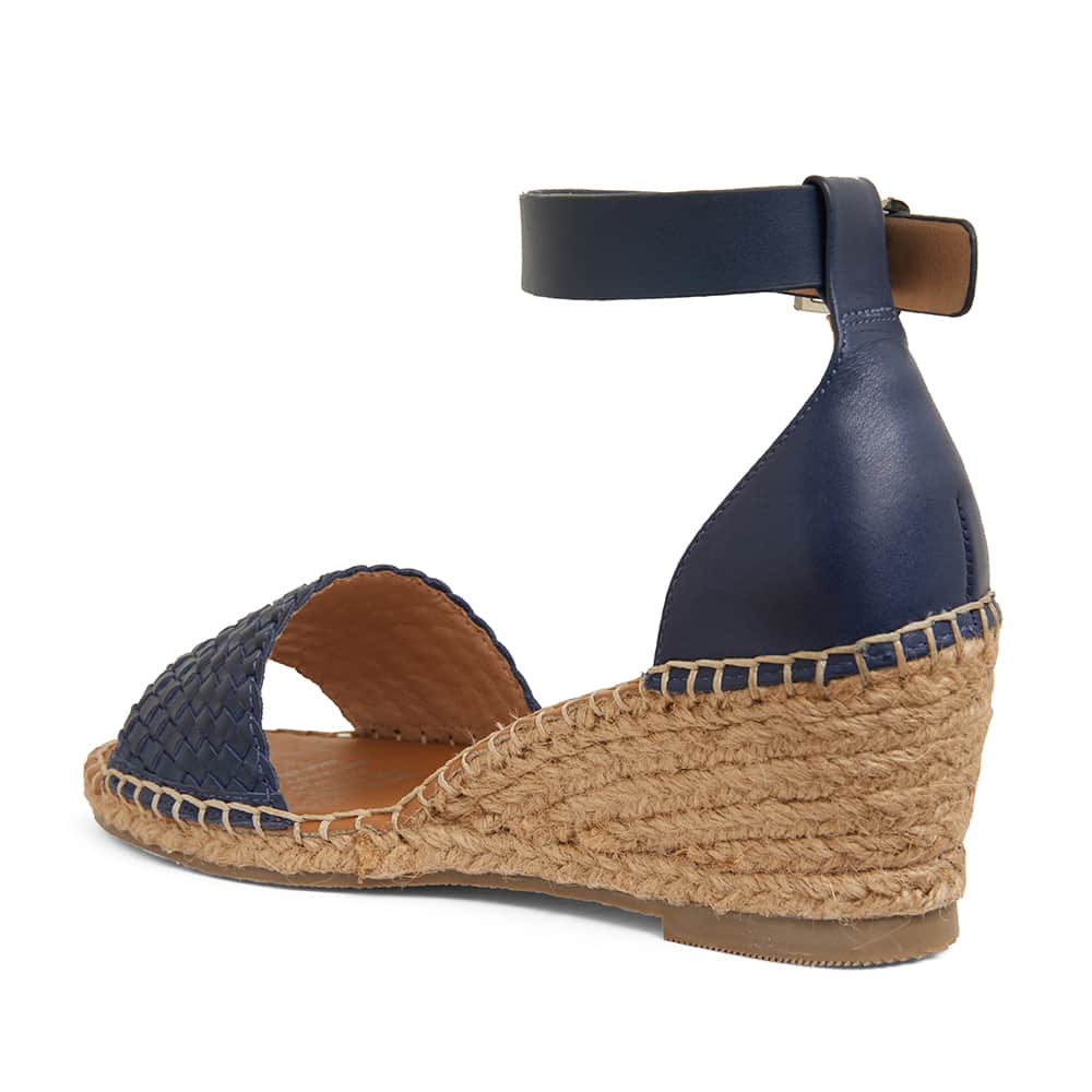 Havanna Espadrille in Navy Weave