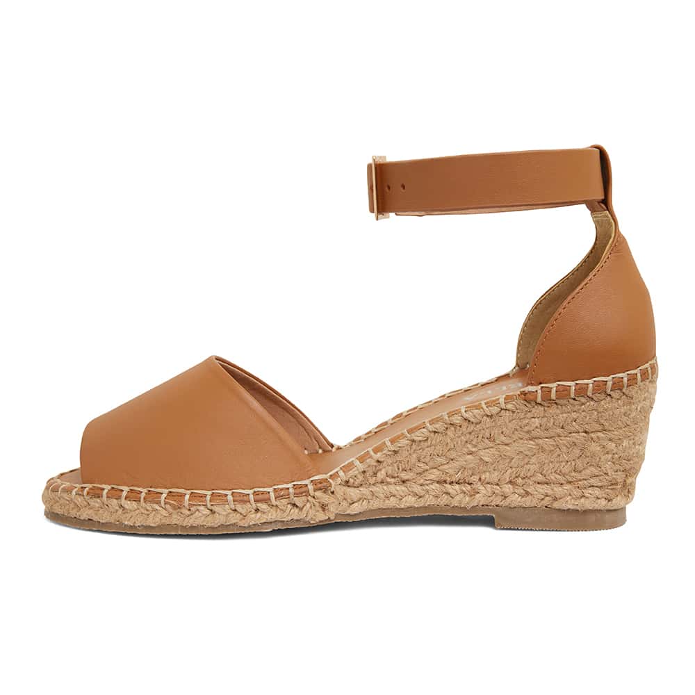 Henley Espadrille in Tan Leather