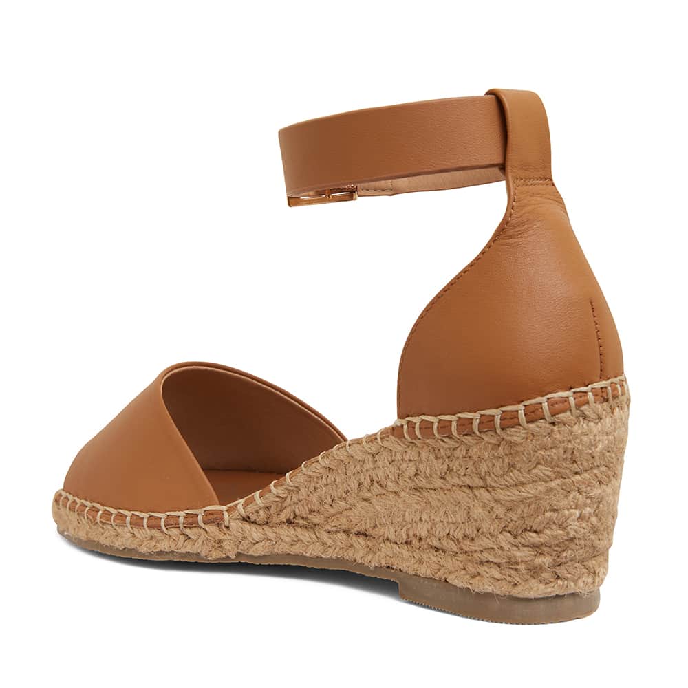 Henley Espadrille in Tan Leather