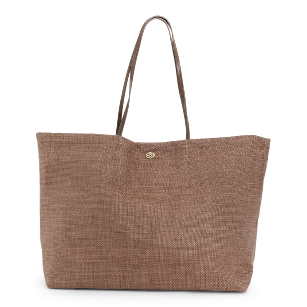 Hope Tote in Brown Raffia
