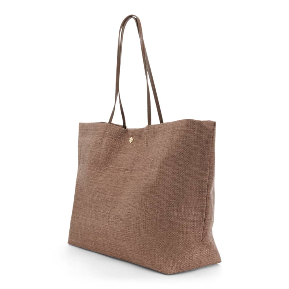 Hope Tote in Brown Raffia