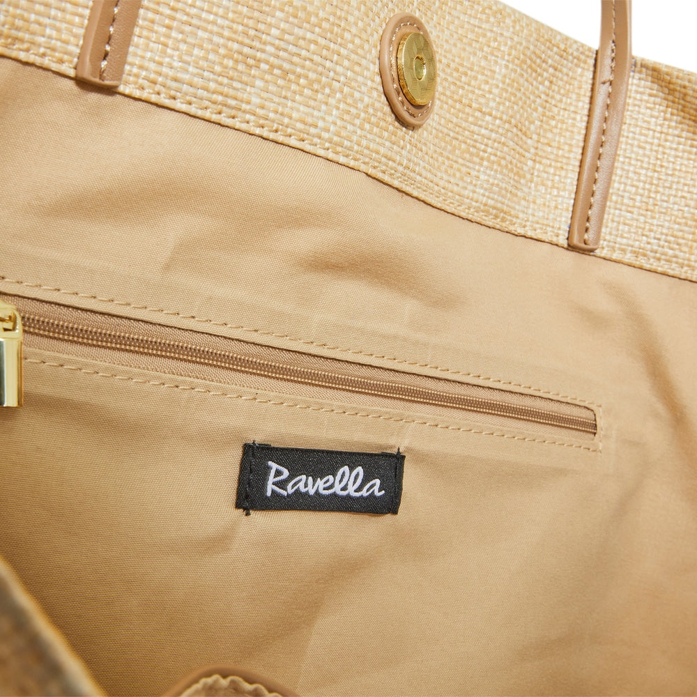 Hope Tote in Natural Raffia
