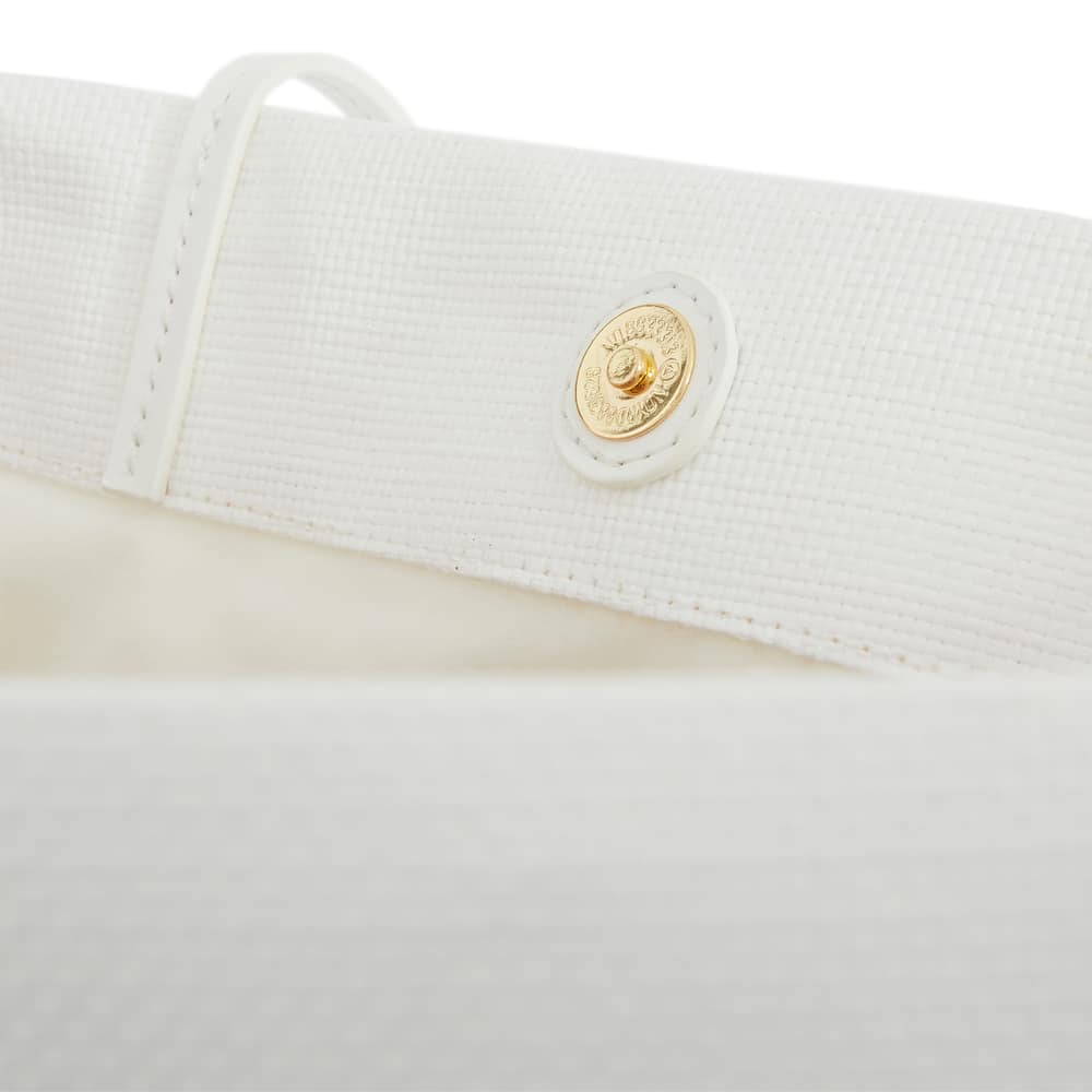 Hope Tote in White Raffia