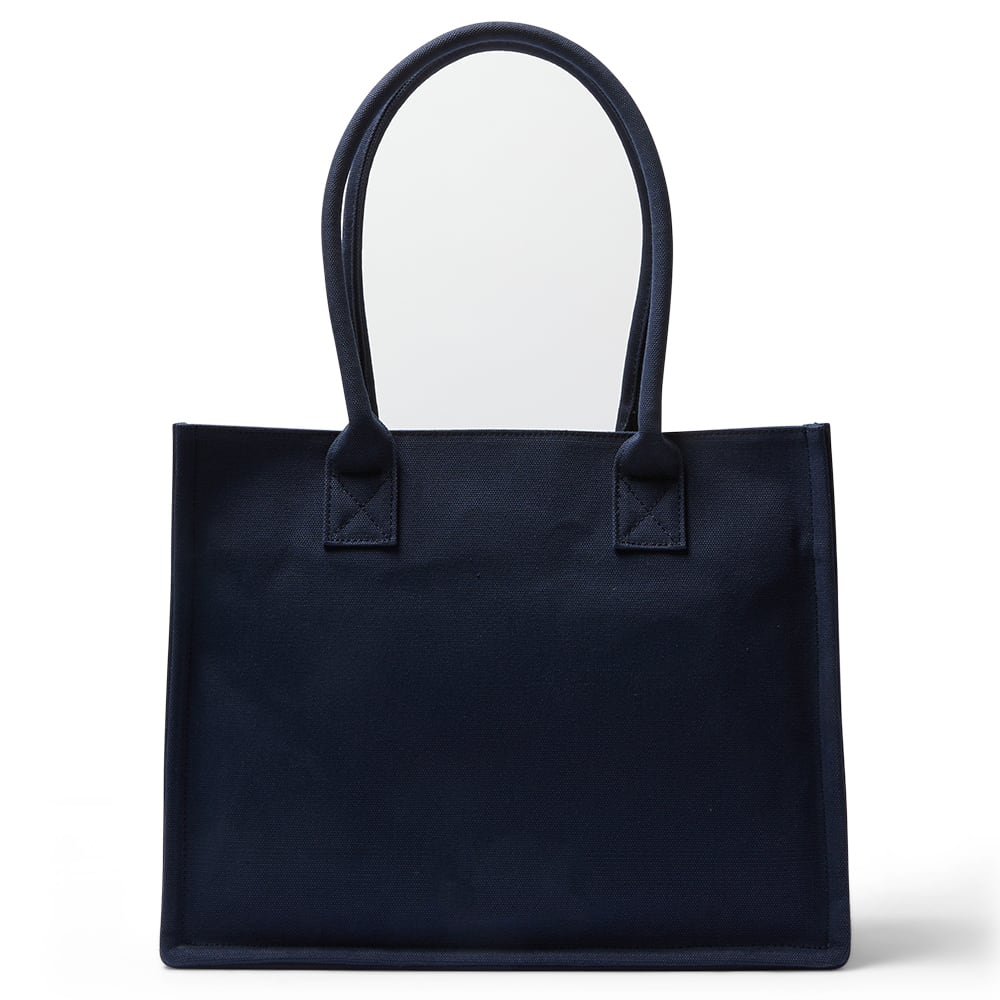 Hotel Tote in Navy Canvas