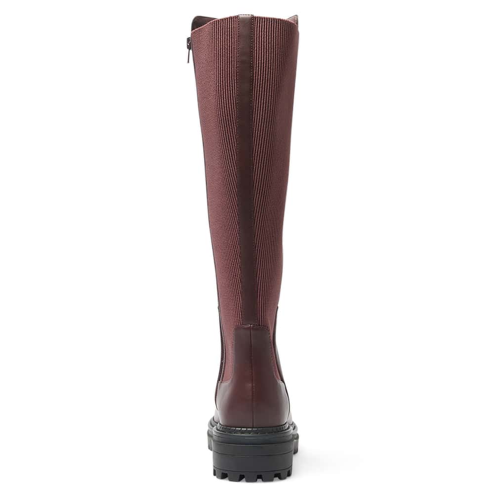 Hunter Boot in Burgundy Smooth Smooth