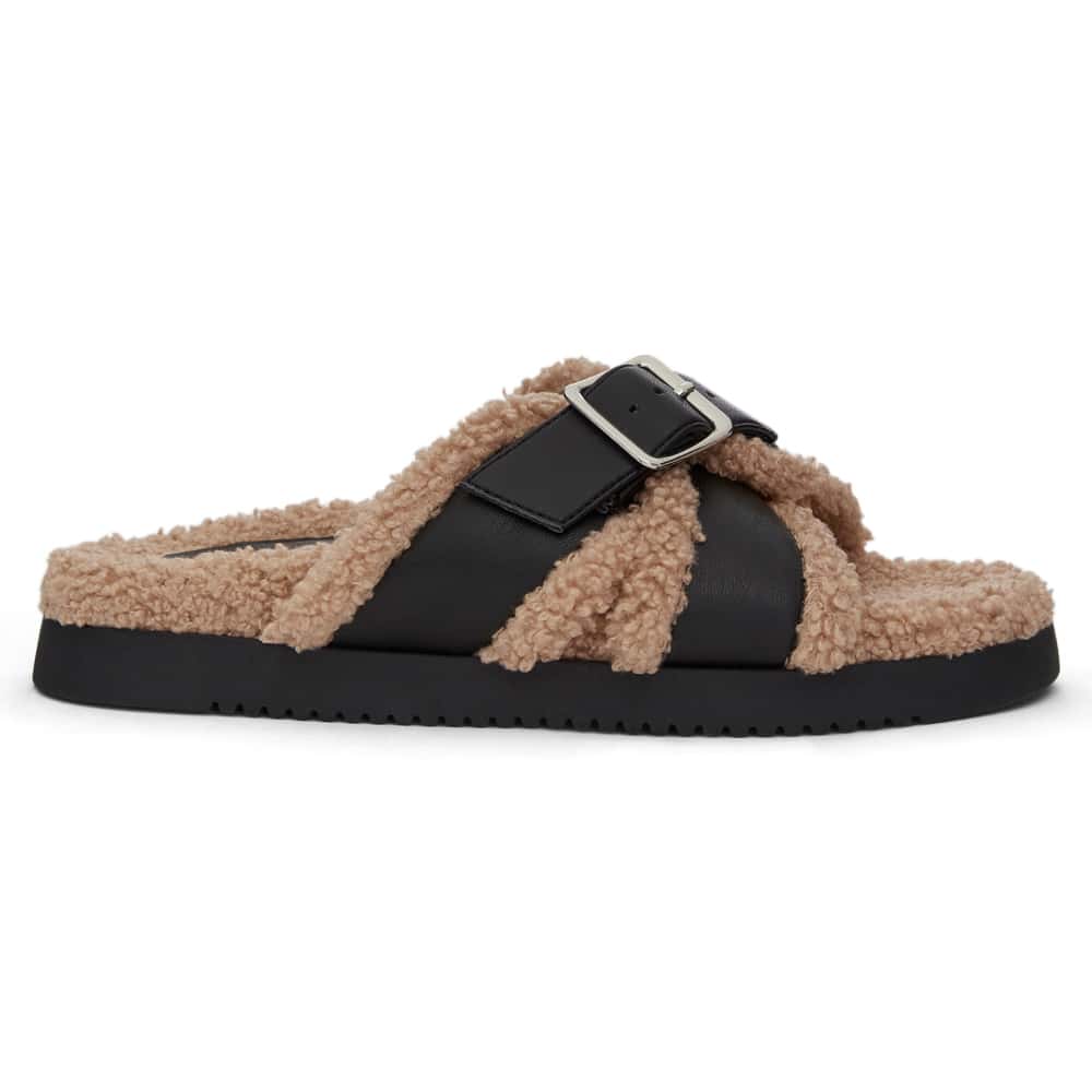 Ida Sandal in Black/ Natural