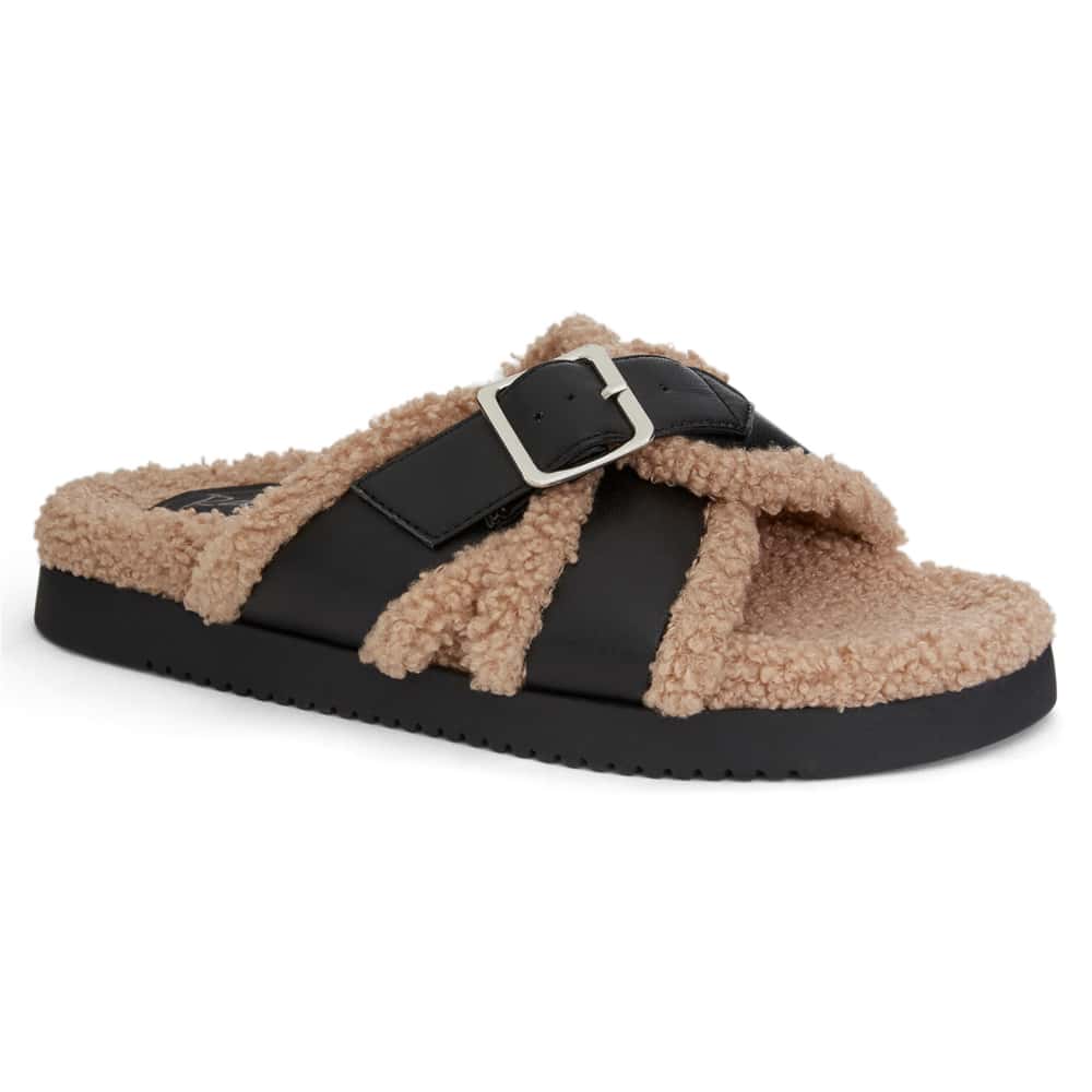 Ida Sandal in Black/ Natural