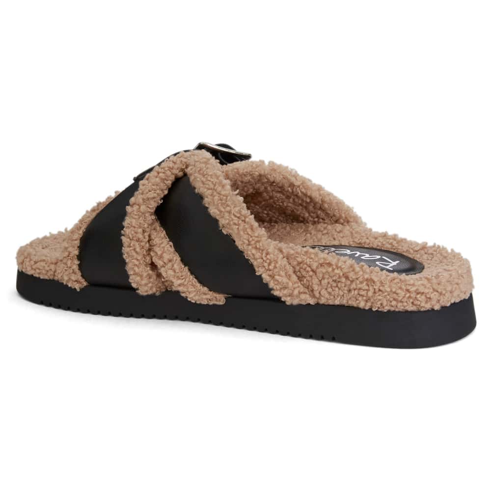 Ida Sandal in Black/ Natural