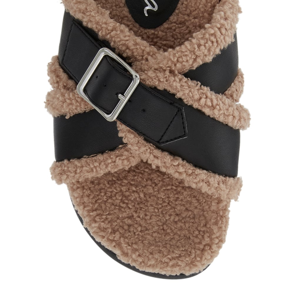 Ida Sandal in Black/ Natural