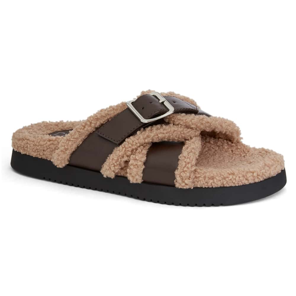 Ida Sandal in Chocolate/ Natural
