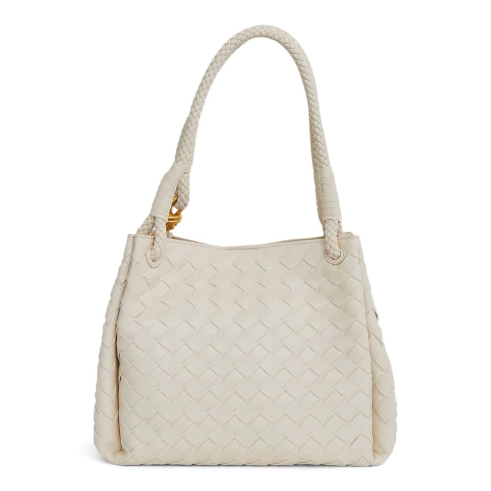 Isobel Tote in Bone Weave