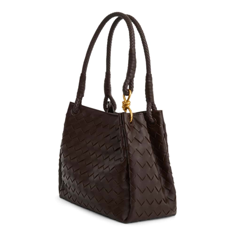 Isobel Tote in Chocolate Weave
