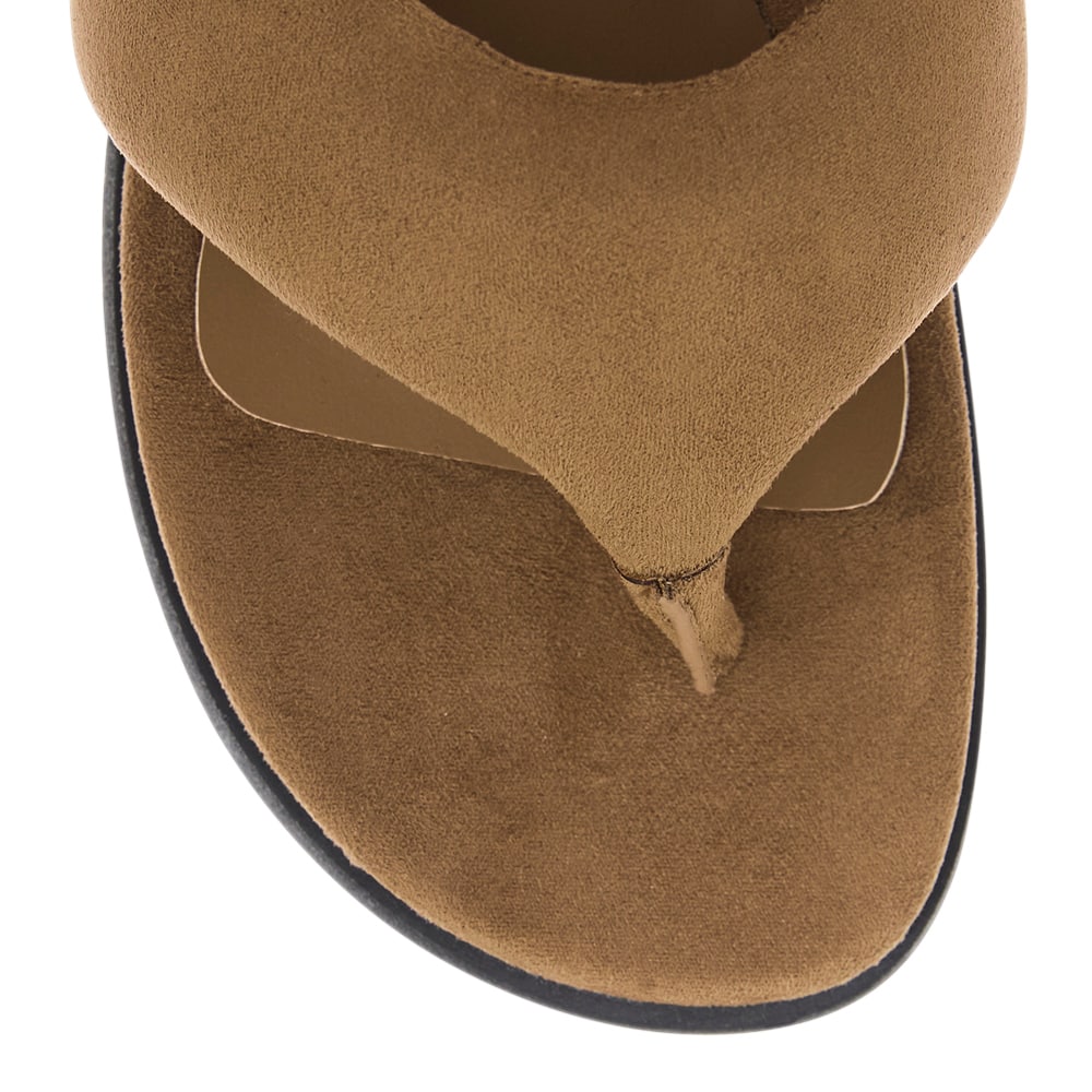 Ivy Thongs in Tan Micro