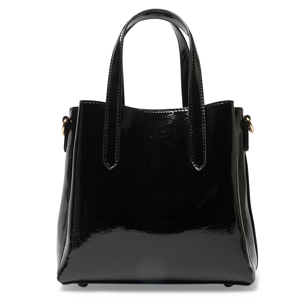 Jada Handbag in Black Patent