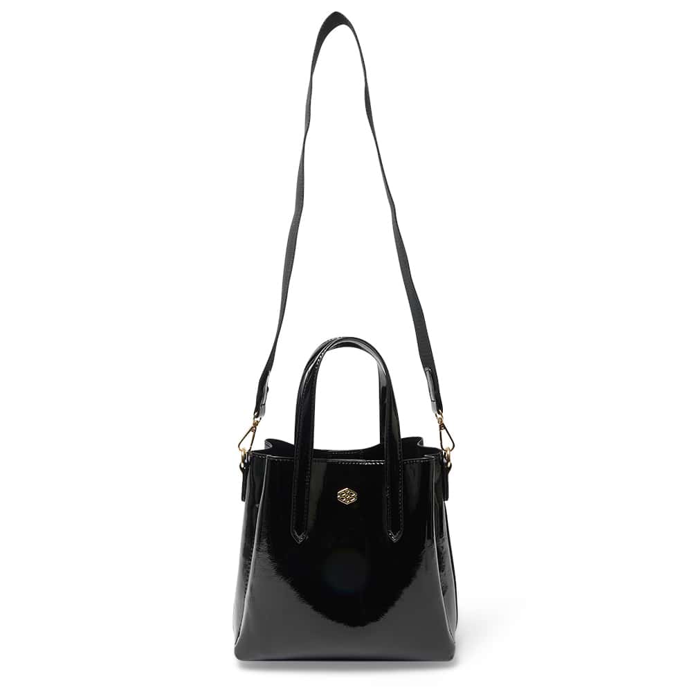 Jada Handbag in Black Patent