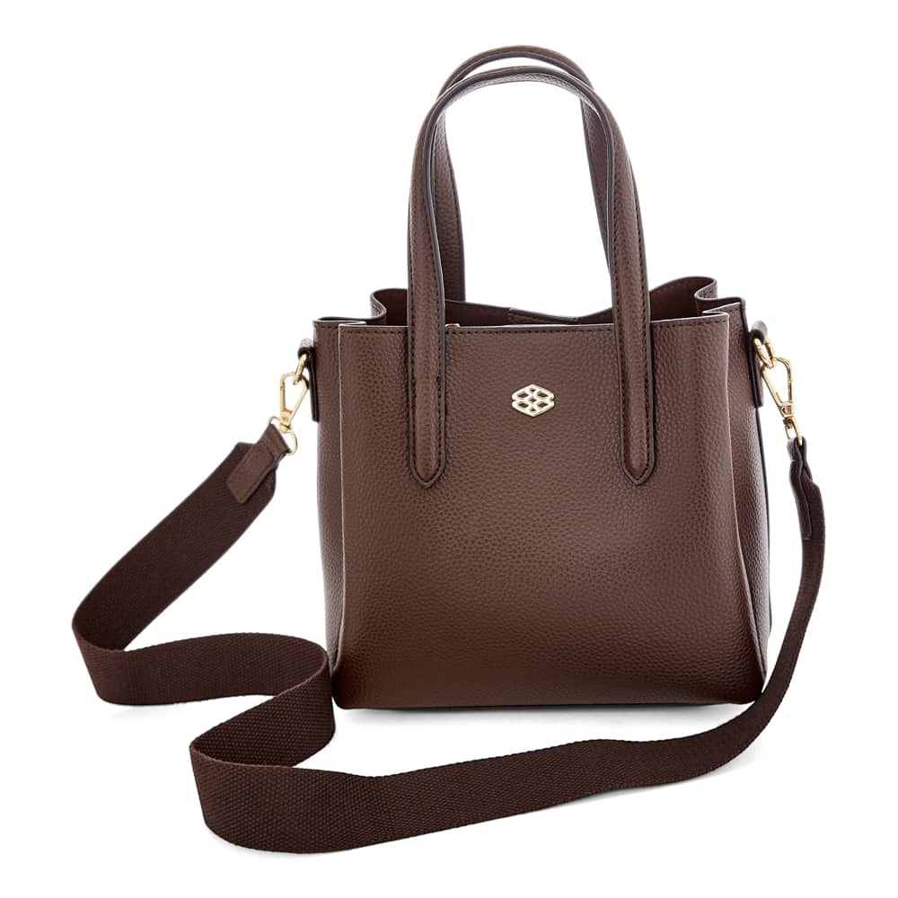 Jada Handbag in Chocolate Pebble
