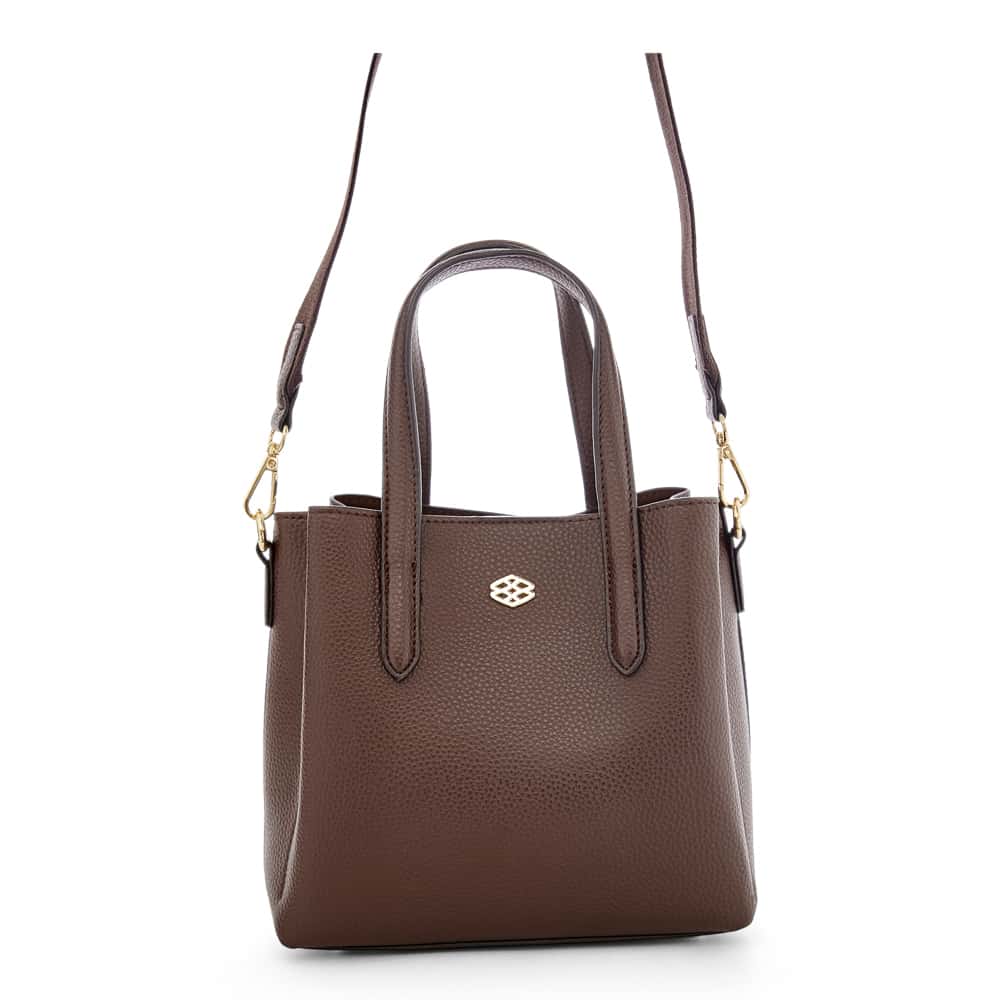 Jada Handbag in Chocolate Pebble