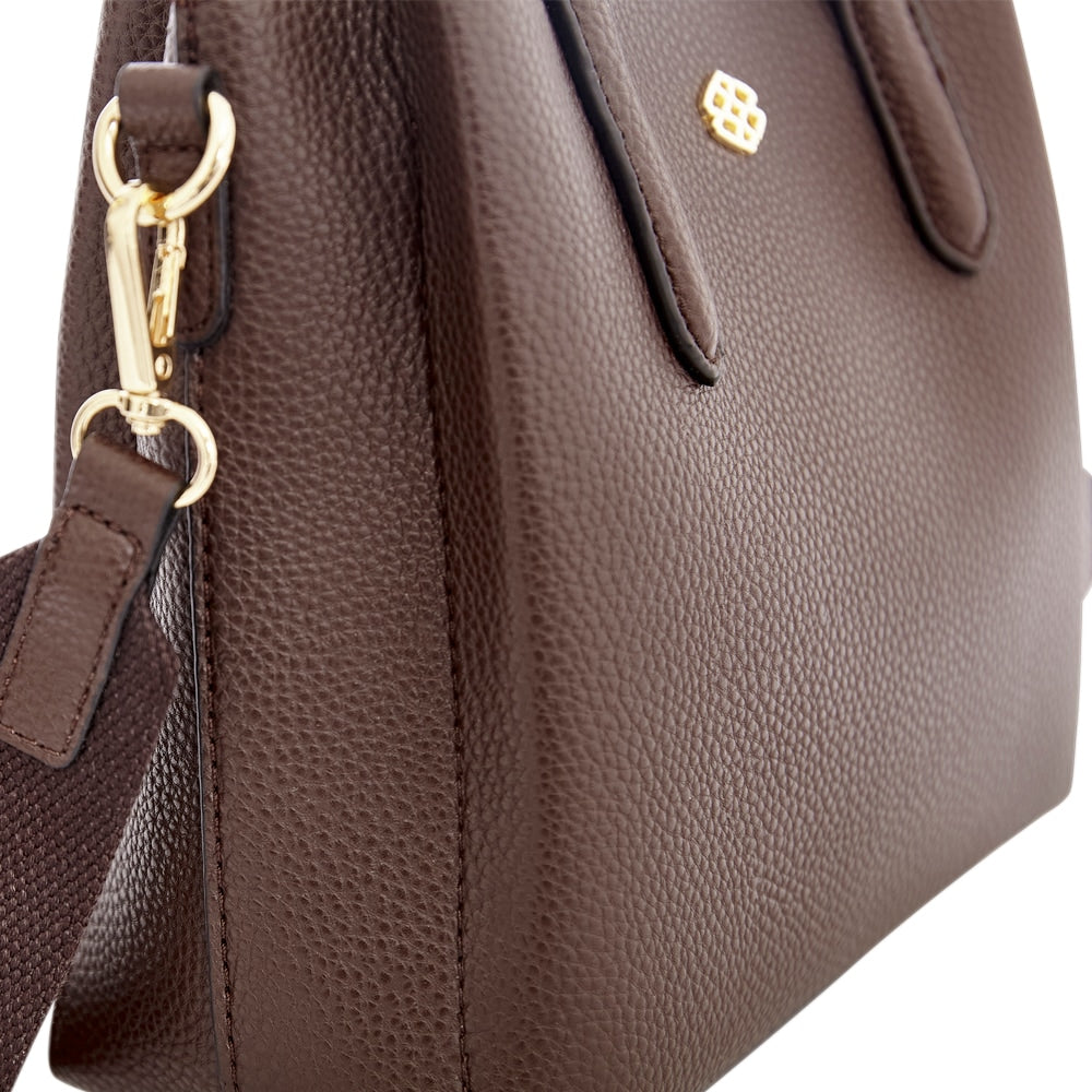Jada Handbag in Chocolate Pebble