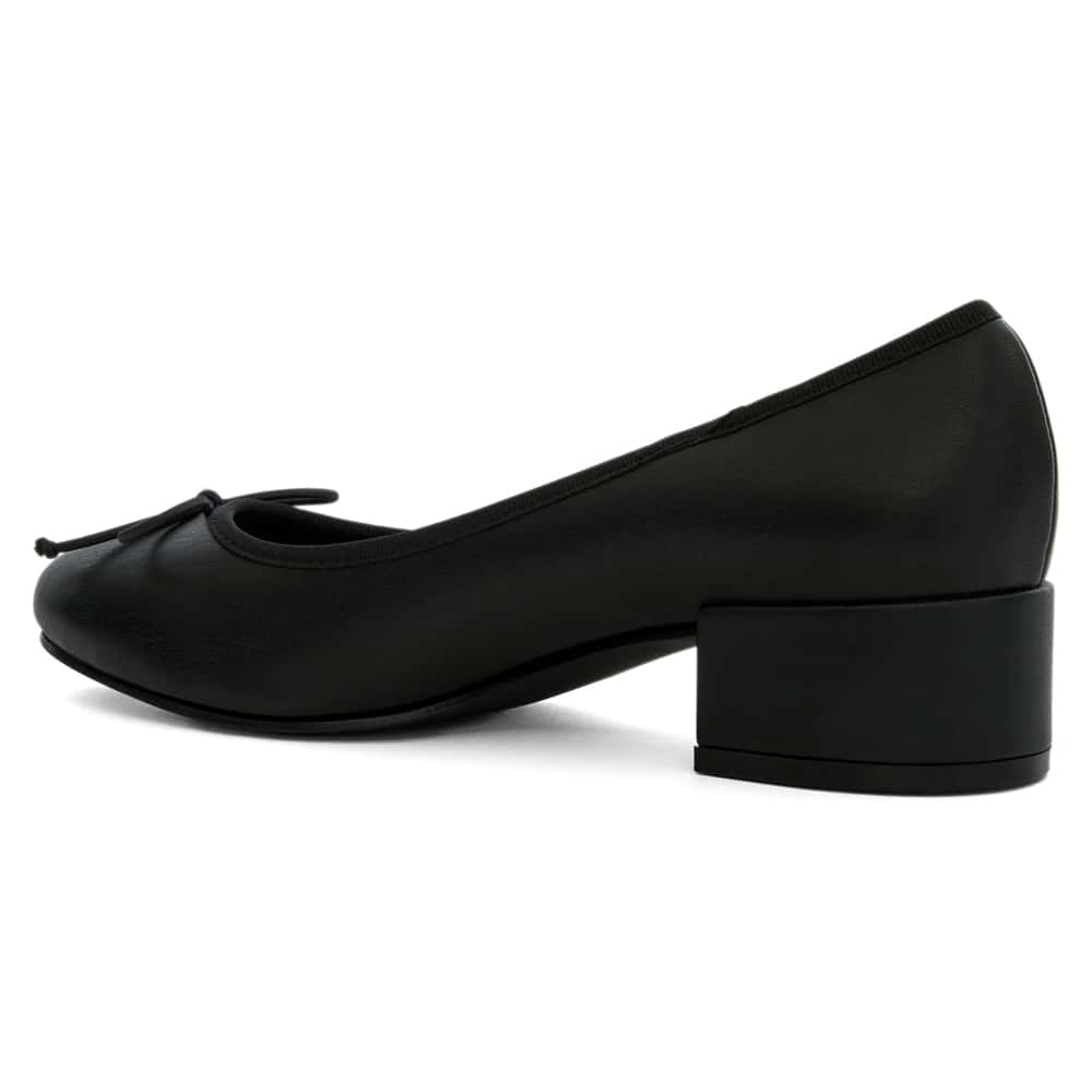 Janet Heel in Black Smooth