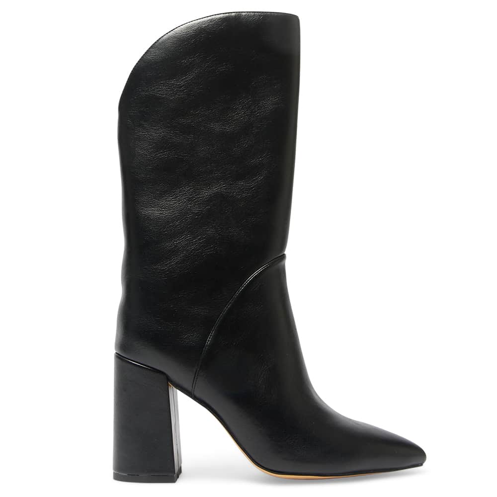 Jared Boot in Black Smooth