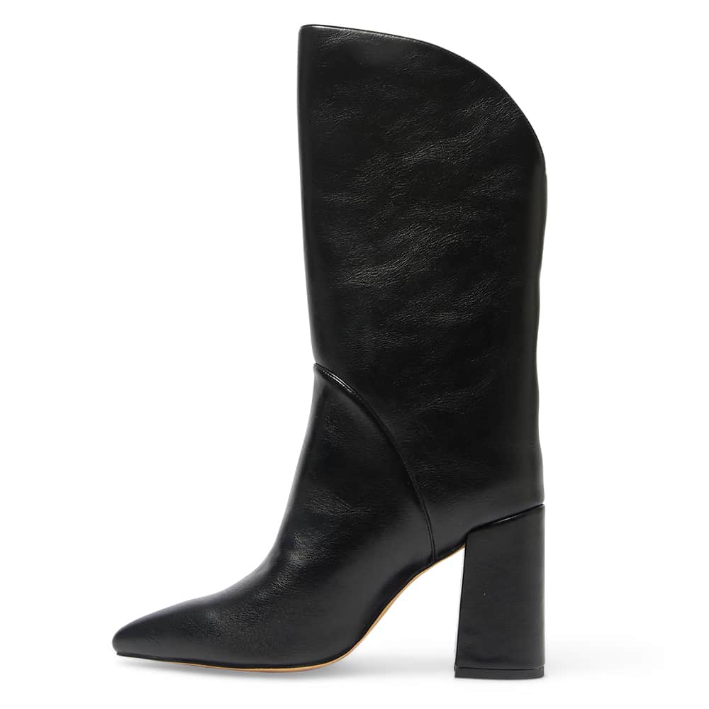 Jared Boot in Black Smooth