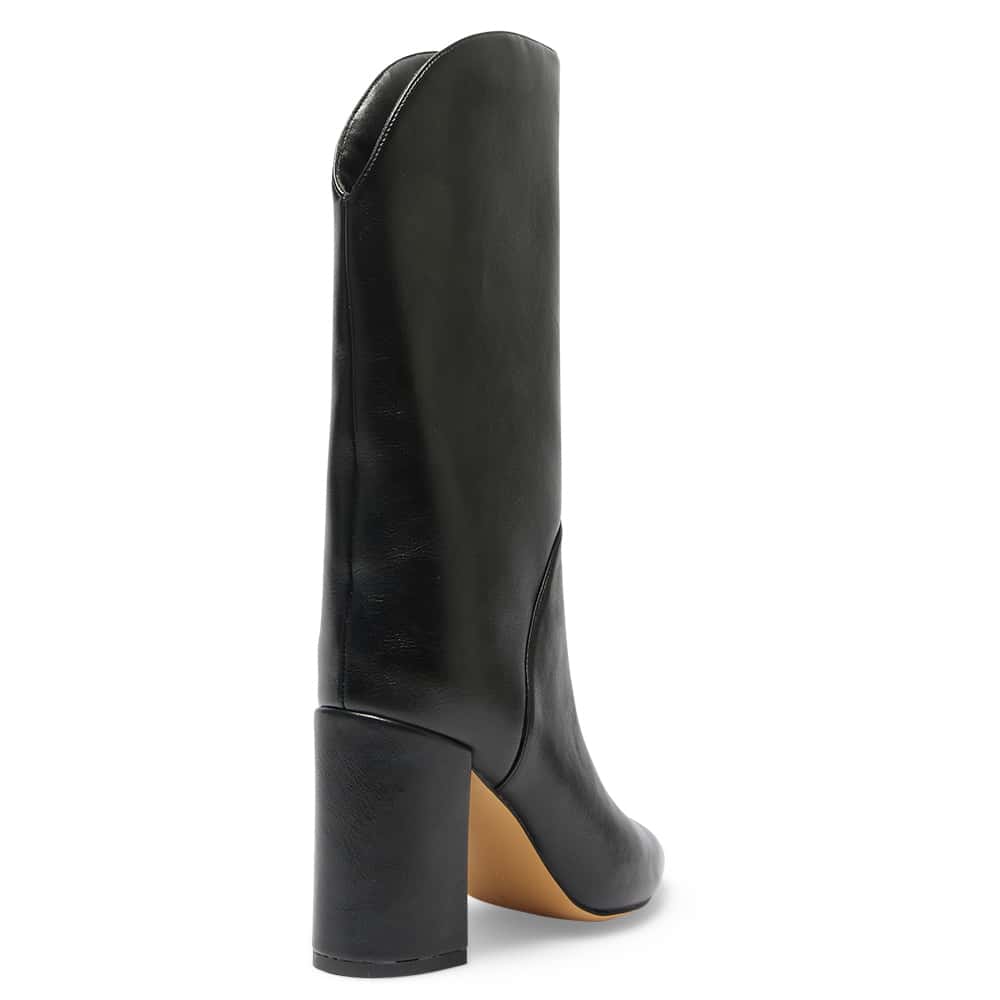 Jared Boot in Black Smooth