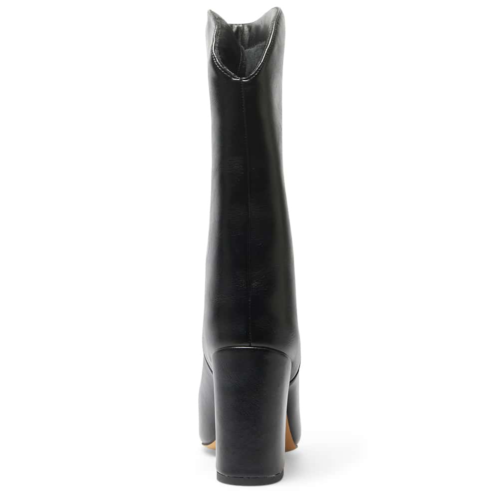 Jared Boot in Black Smooth