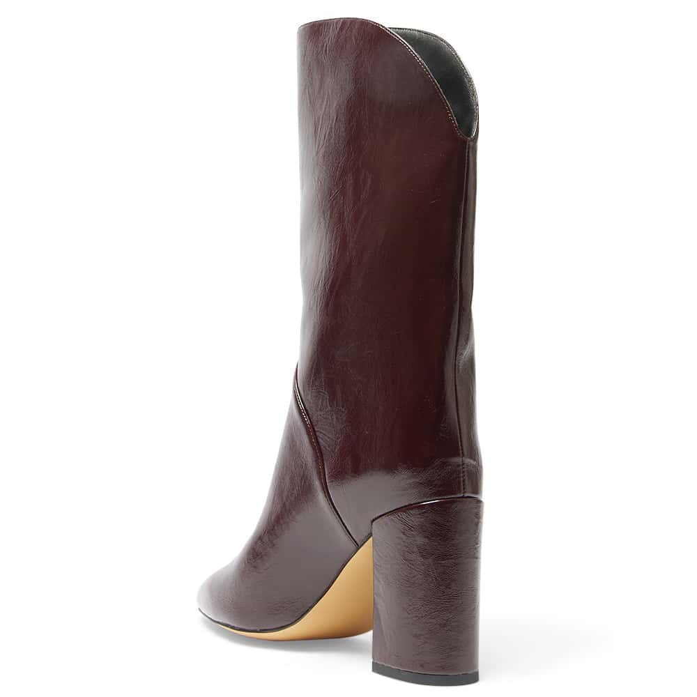 Jared Boot in Wine Hi Shine