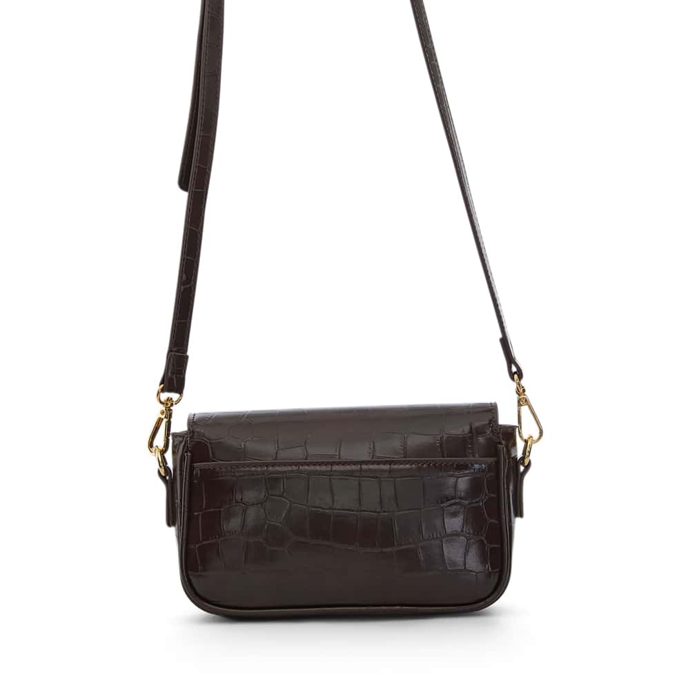 Jessie Handbag in Chocolate Croc Croc