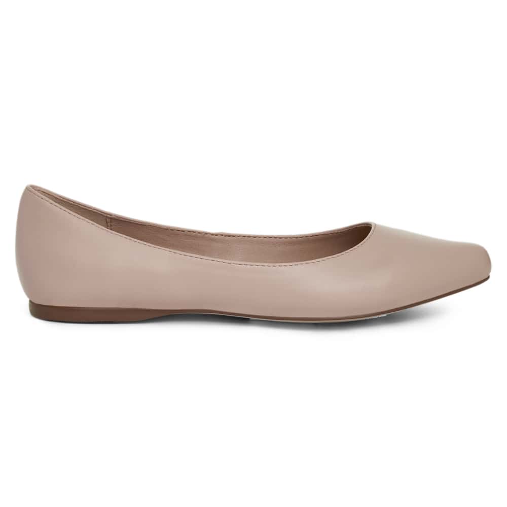 Joyce Ballet Flat in Blush Smooth