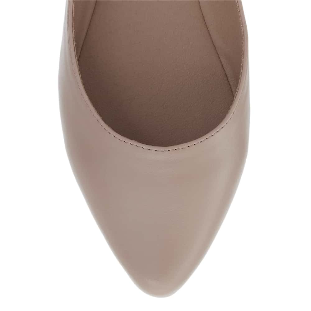 Joyce Ballet Flat in Blush Smooth