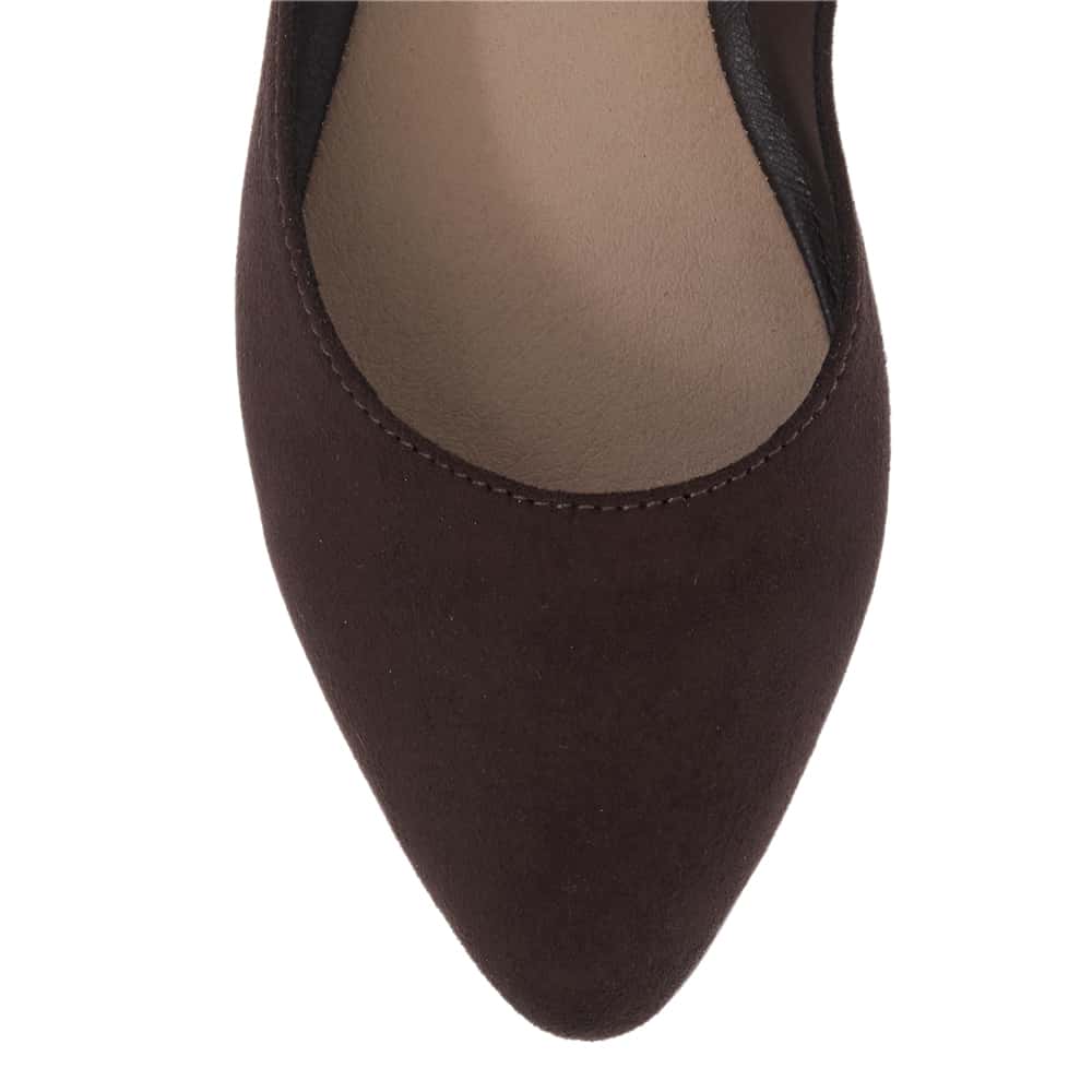 Joyce Ballet Flat in Chocolate