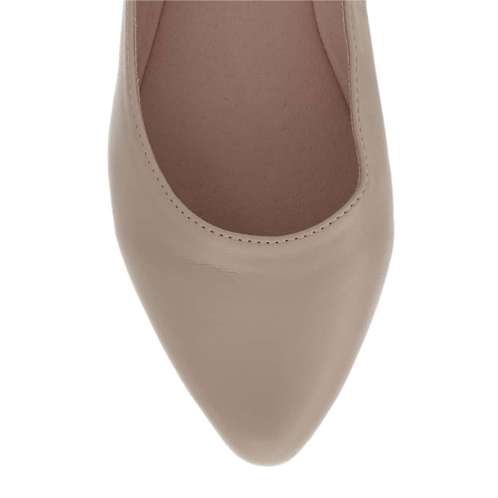 Joyce Ballet Flat in Nude Smooth