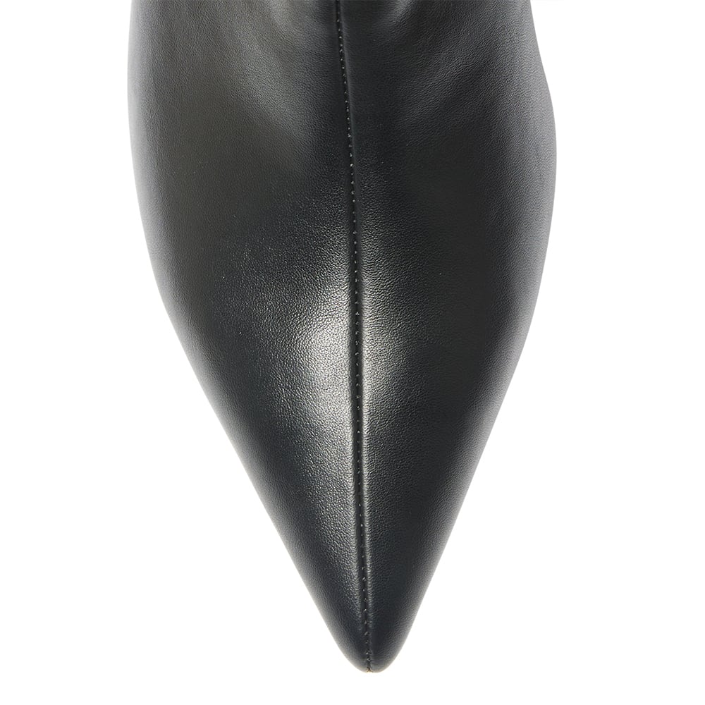 Julian Boot in Black Smooth