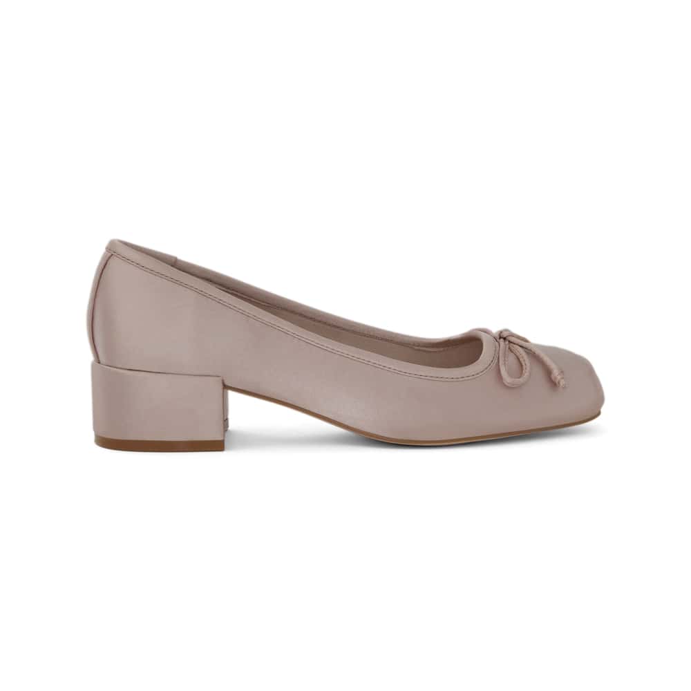 June Pumps in Blush Satin