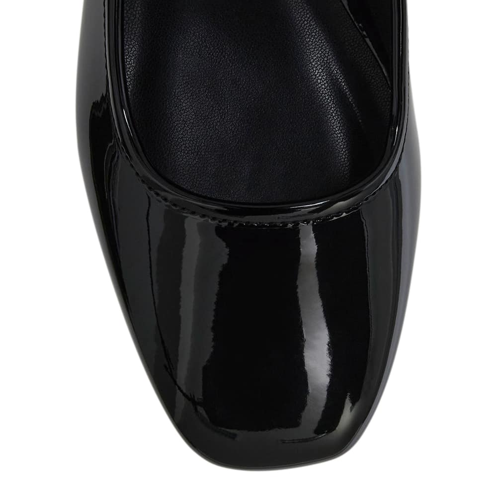 Kala Pumps in Black Patent