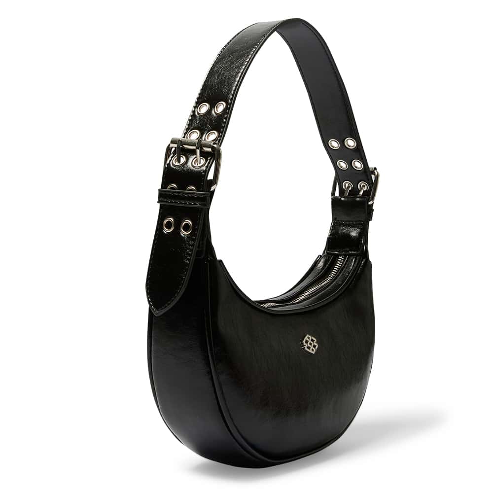 Karma Bag in Black Smooth