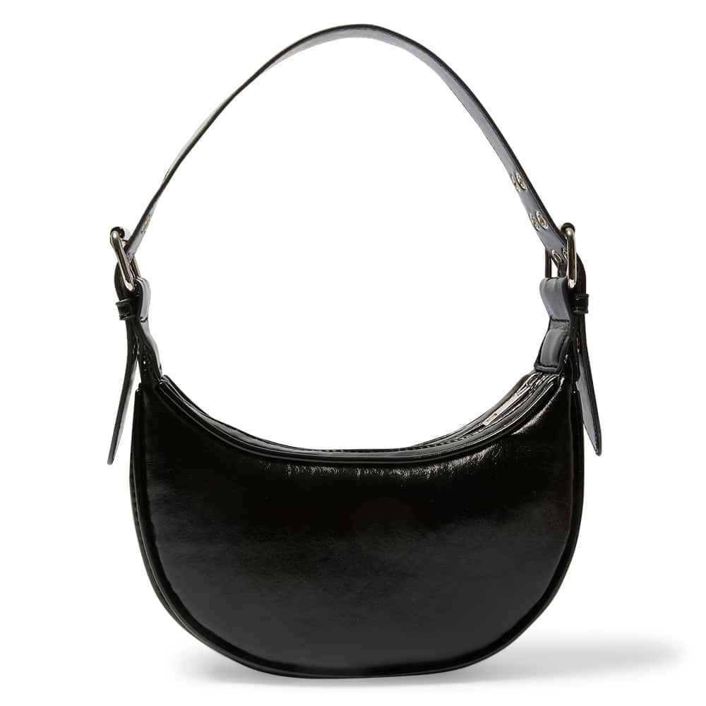 Karma Bag in Black Smooth