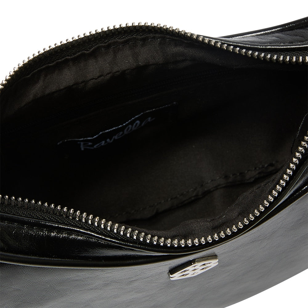 Karma Bag in Black Smooth