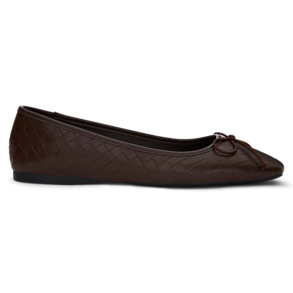 Kasey Ballet Flat in Chocolate