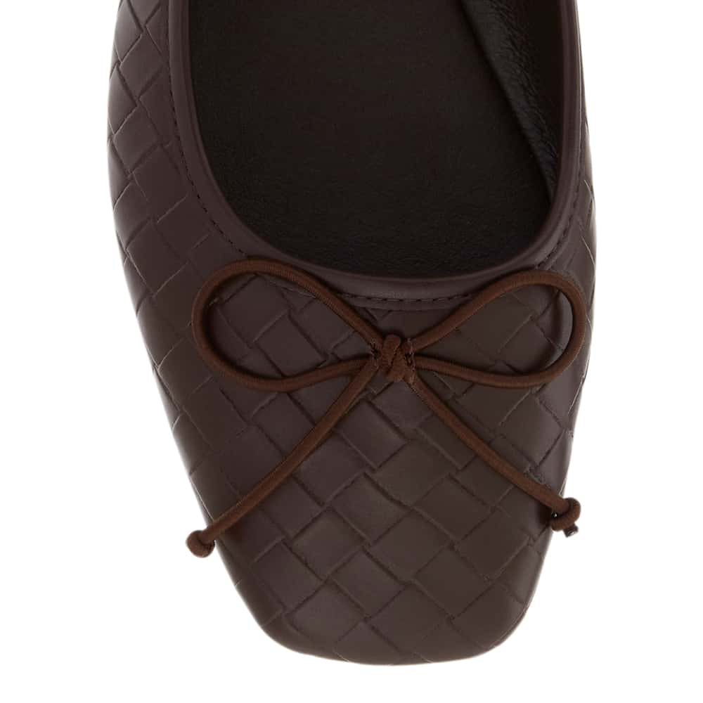 Kasey Ballet Flat in Chocolate