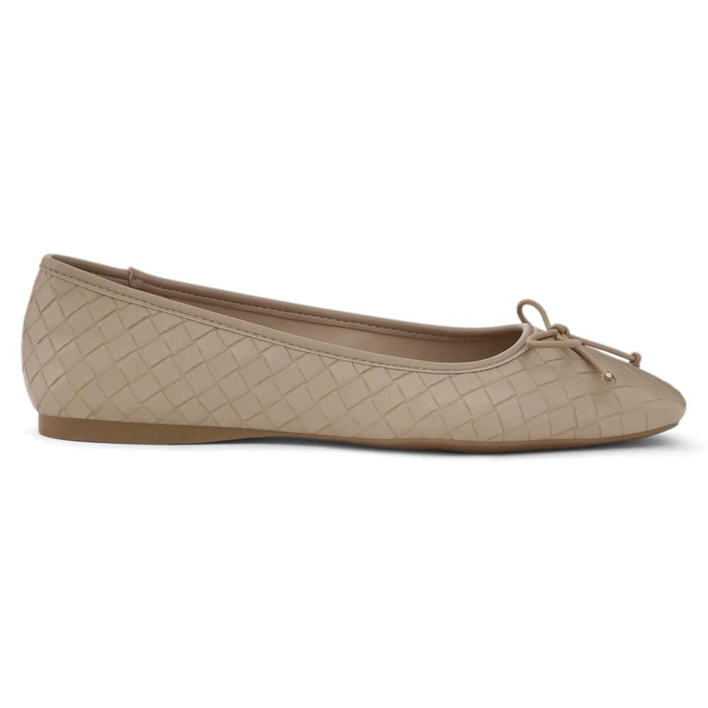 Kasey Ballet Flat in Nude