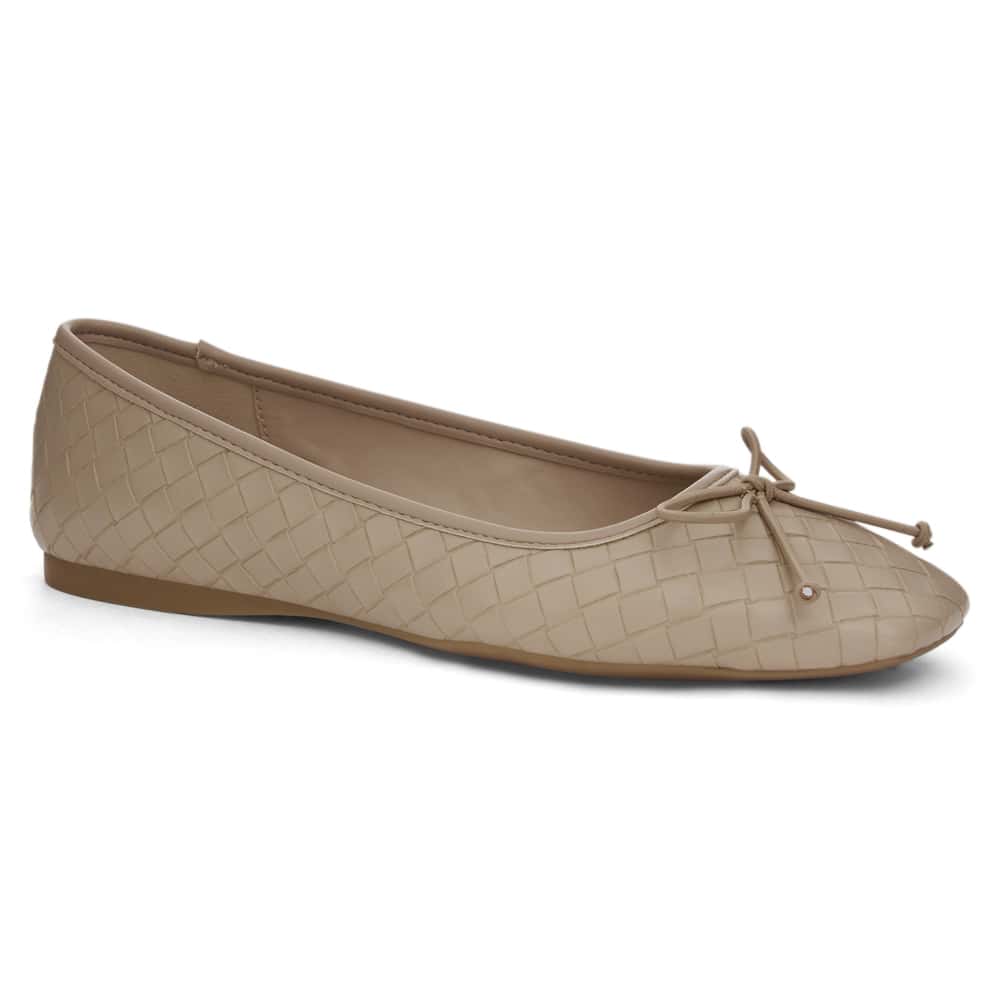 Kasey Ballet Flat in Nude