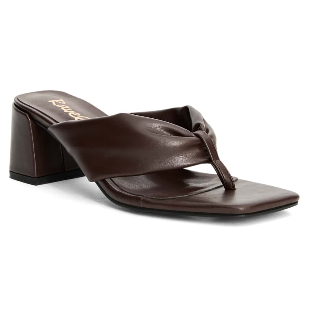 Kendra Heel in Chocolate Smooth