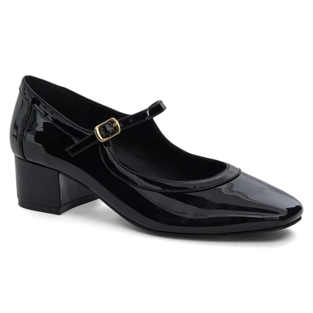 Kimmi Pumps in Black Patent