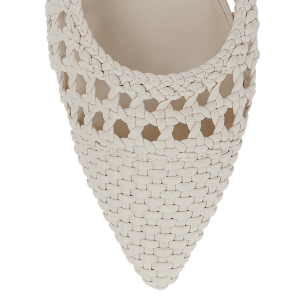Kindle Ballet Flat in Ivory Weave