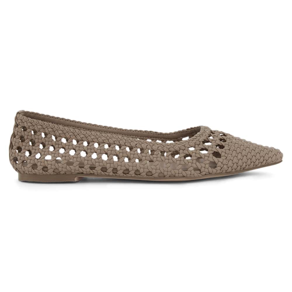 Kindle Ballet Flat in Nude Weave