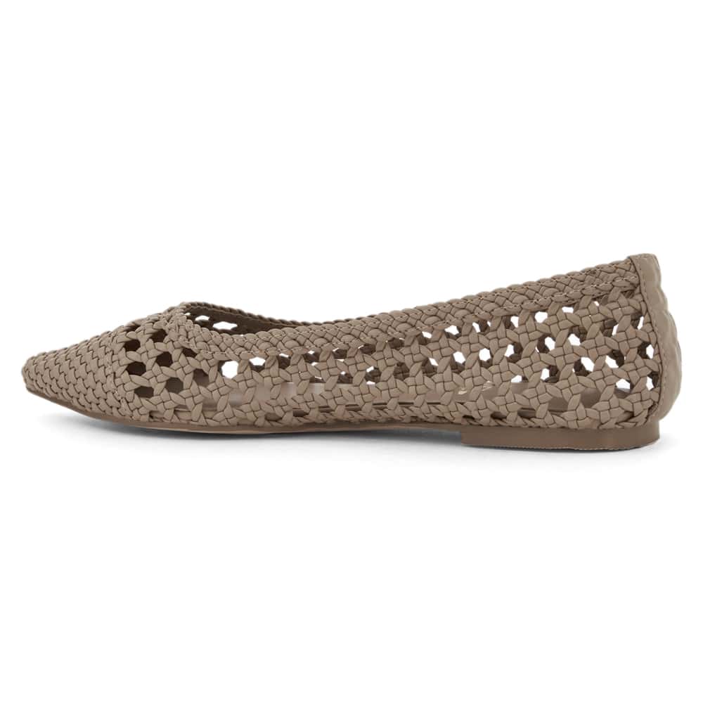 Kindle Ballet Flat in Nude Weave